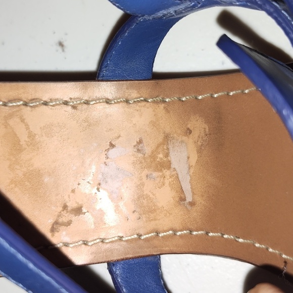 Tory Burch Women’s wedges Royal Blue size 10.5 - Picture 4 of 16